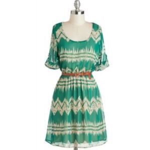 PEACH LOVE California Green Dress, Size 2X